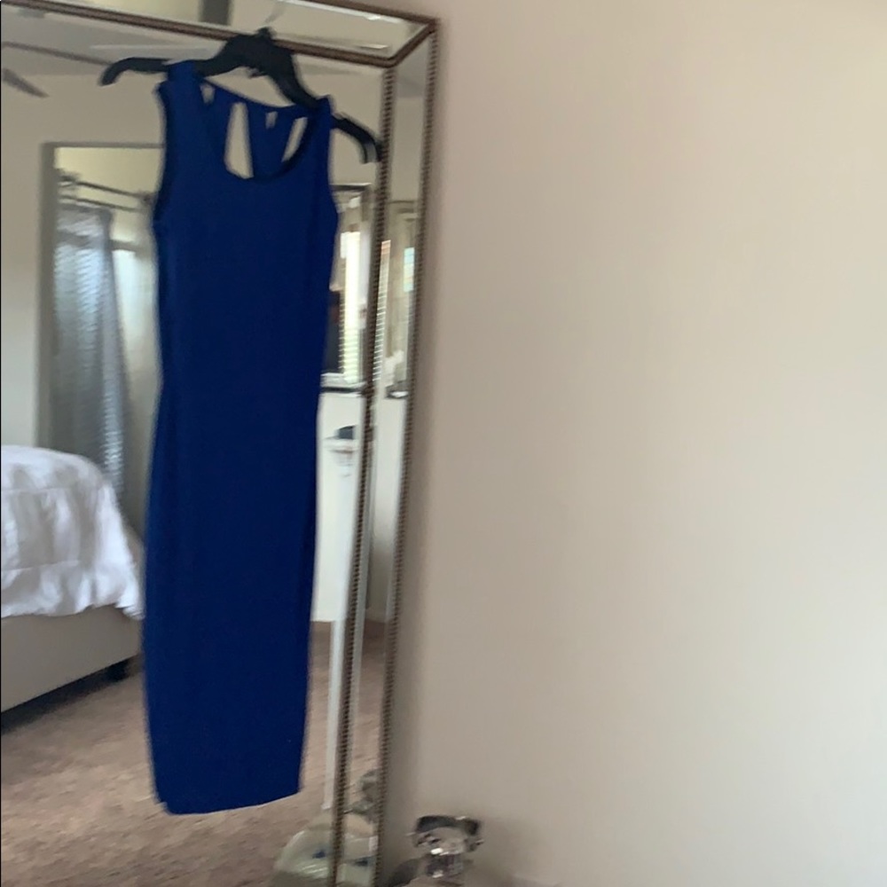 Blue dress